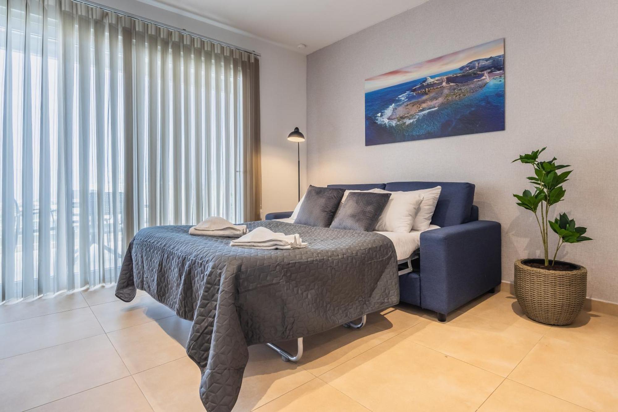 Fl5 Thelodge Amazing Views W Terrace By Homely Mellieħa Exterior foto