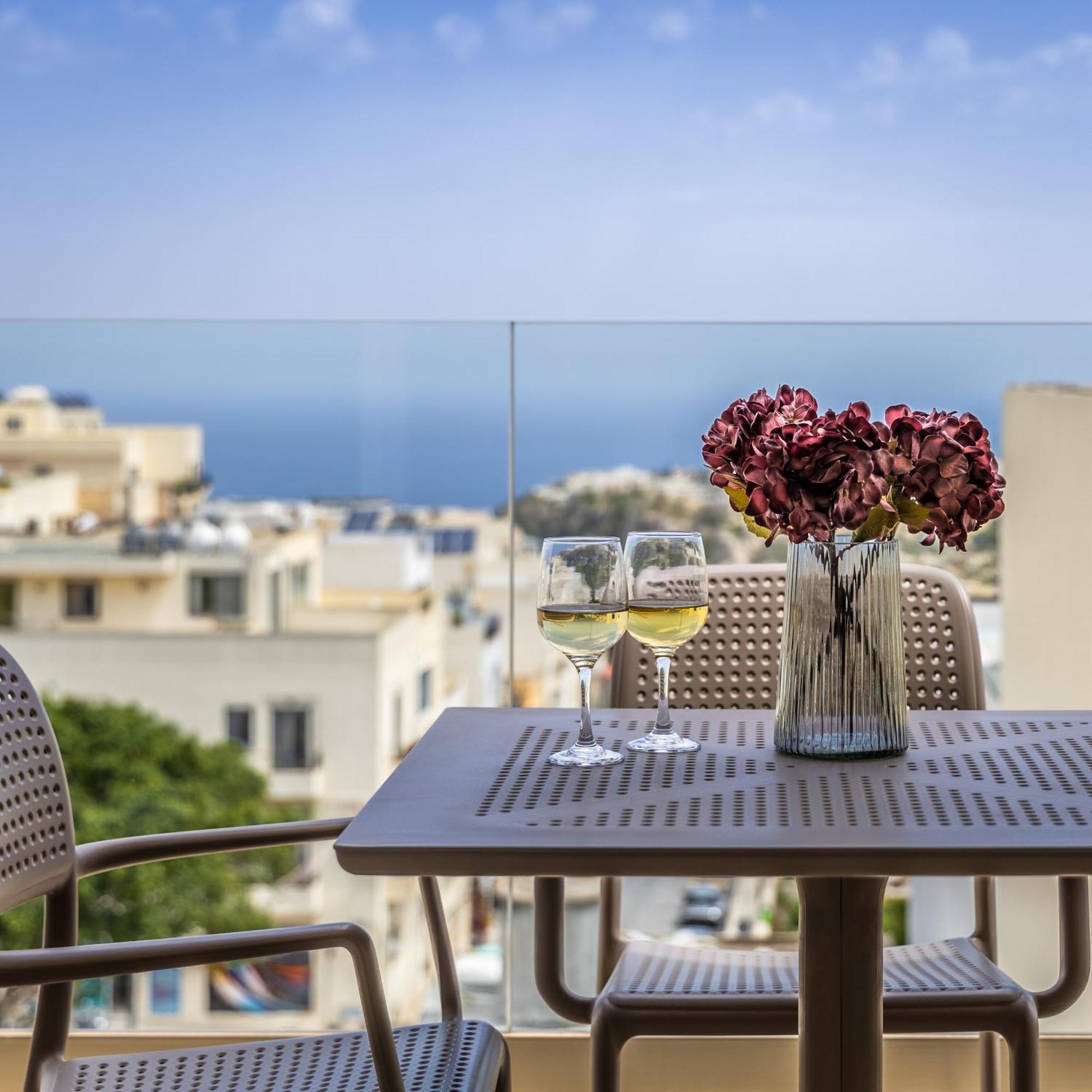 Fl5 Thelodge Amazing Views W Terrace By Homely Mellieħa Exterior foto